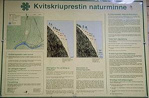 Kvitskriuprestin Naturminne